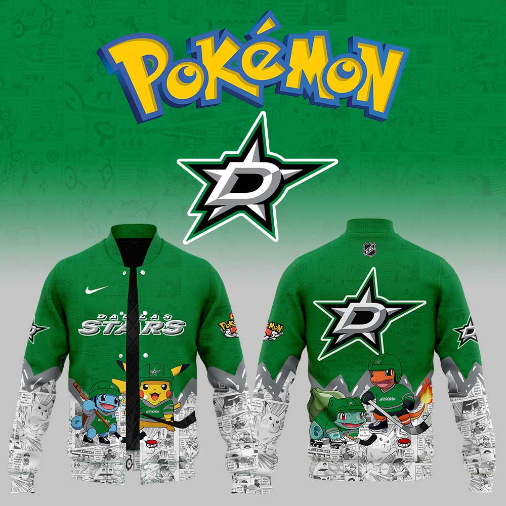 Dallas Stars X Pokemon New Jacket