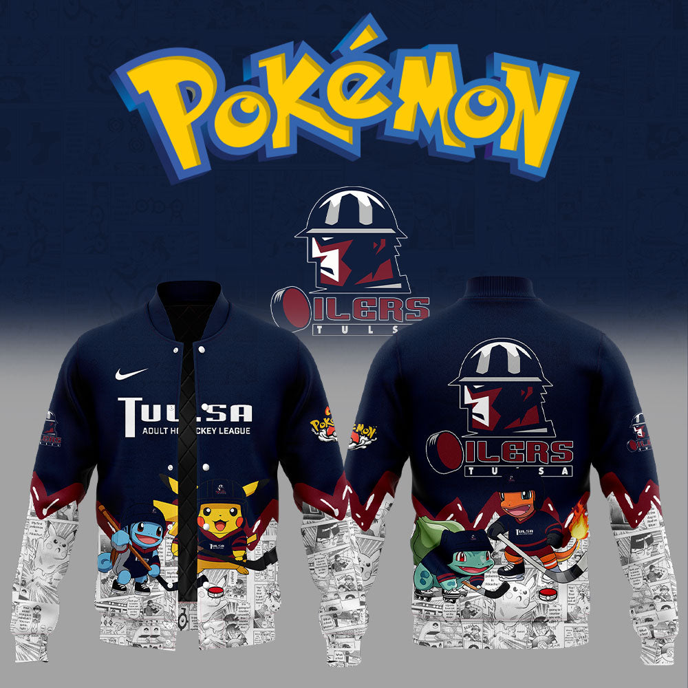 Tulsa Oilers X Pok?Mon New Jacket