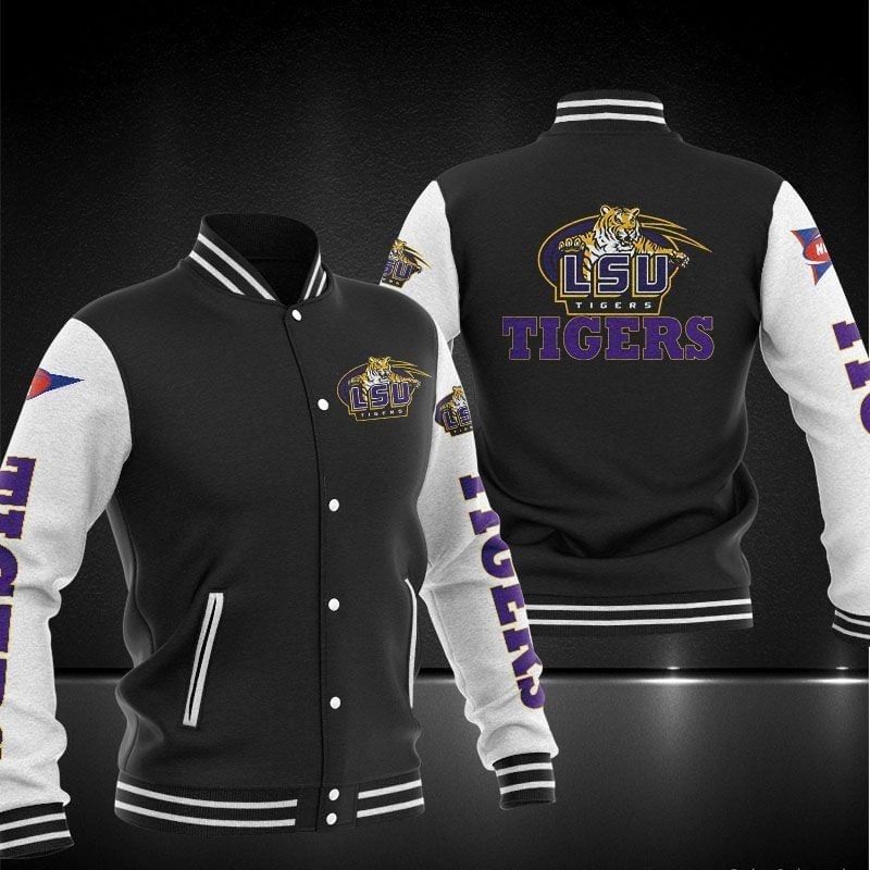 Lsu Tigers Ncaa Baseball Varsity Jacket Full Color