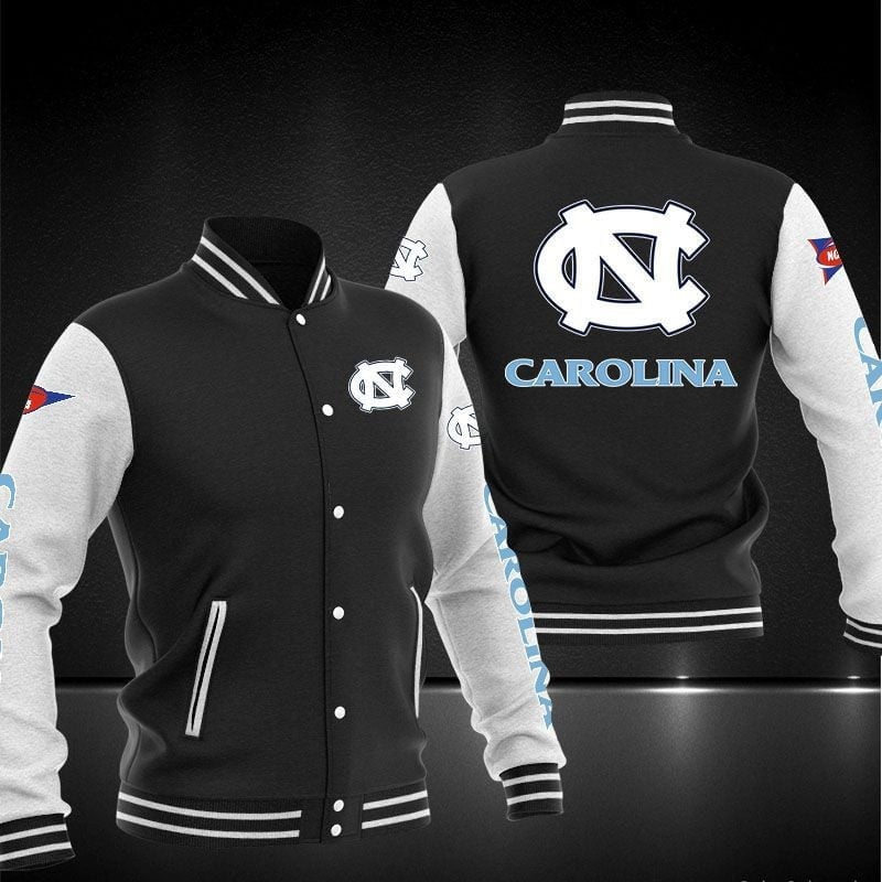 North Carolina Tar Heels Ncaa Baseball Varsity Jacket Full Color