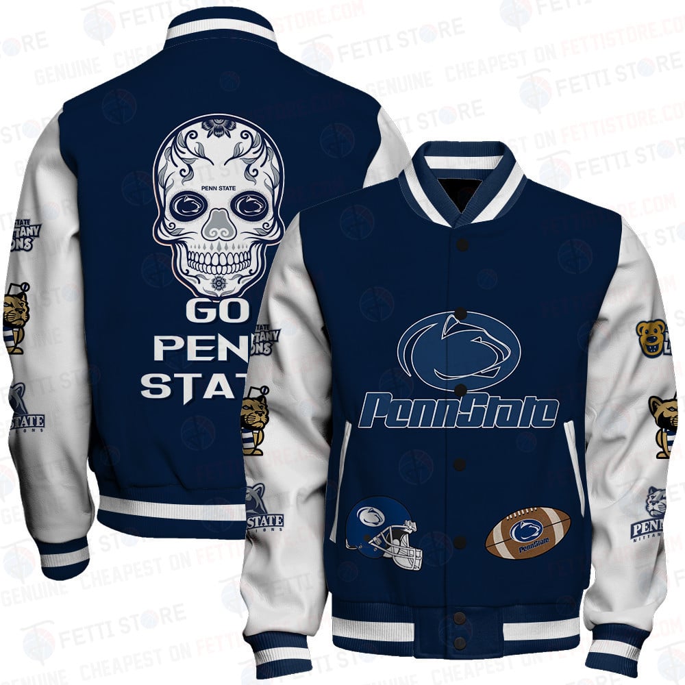 Penn State Nittany Lions Ncaa Football Aop Varsity Jacket Stm