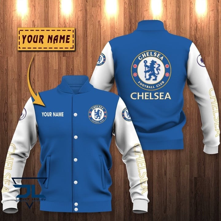 Chelsea F.C Premier League Varsity Jacket