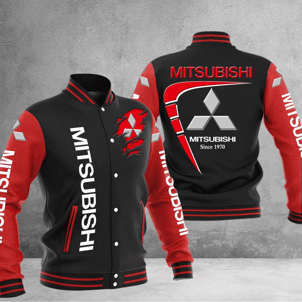 Mitsubishi Baseball Varsity Jacket Full Color