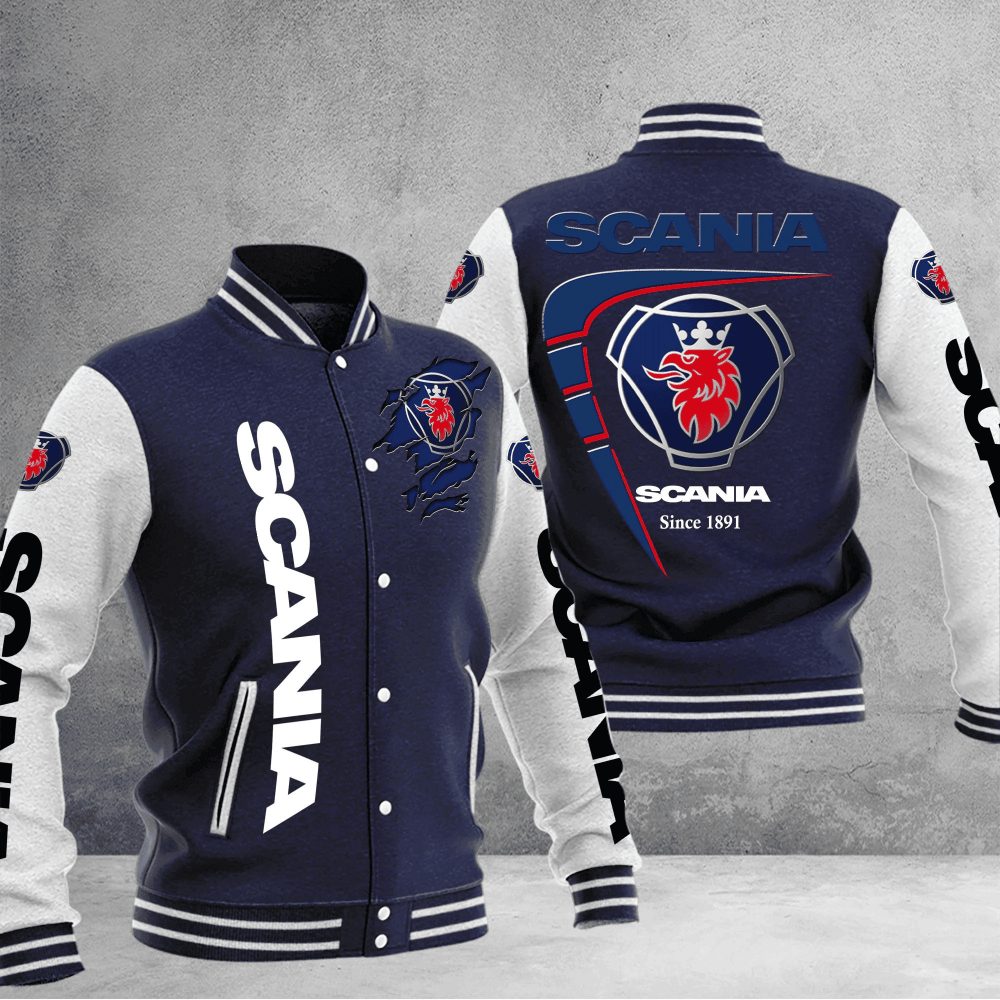 Scania Baseball Varsity Jacket Full Color