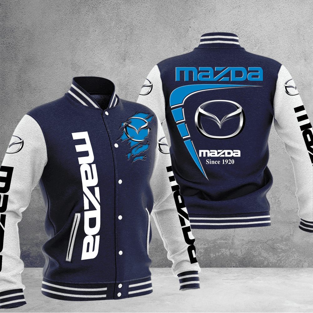 Mazda Baseball Varsity Jacket Full Color