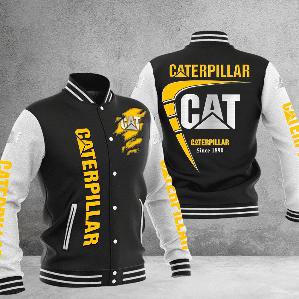 Caterpillar Baseball Varsity Jacket Full Color
