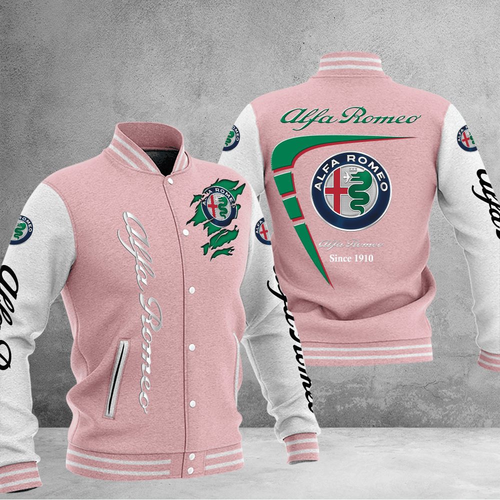 Alfa Romeo Baseball Varsity Jacket Full Color