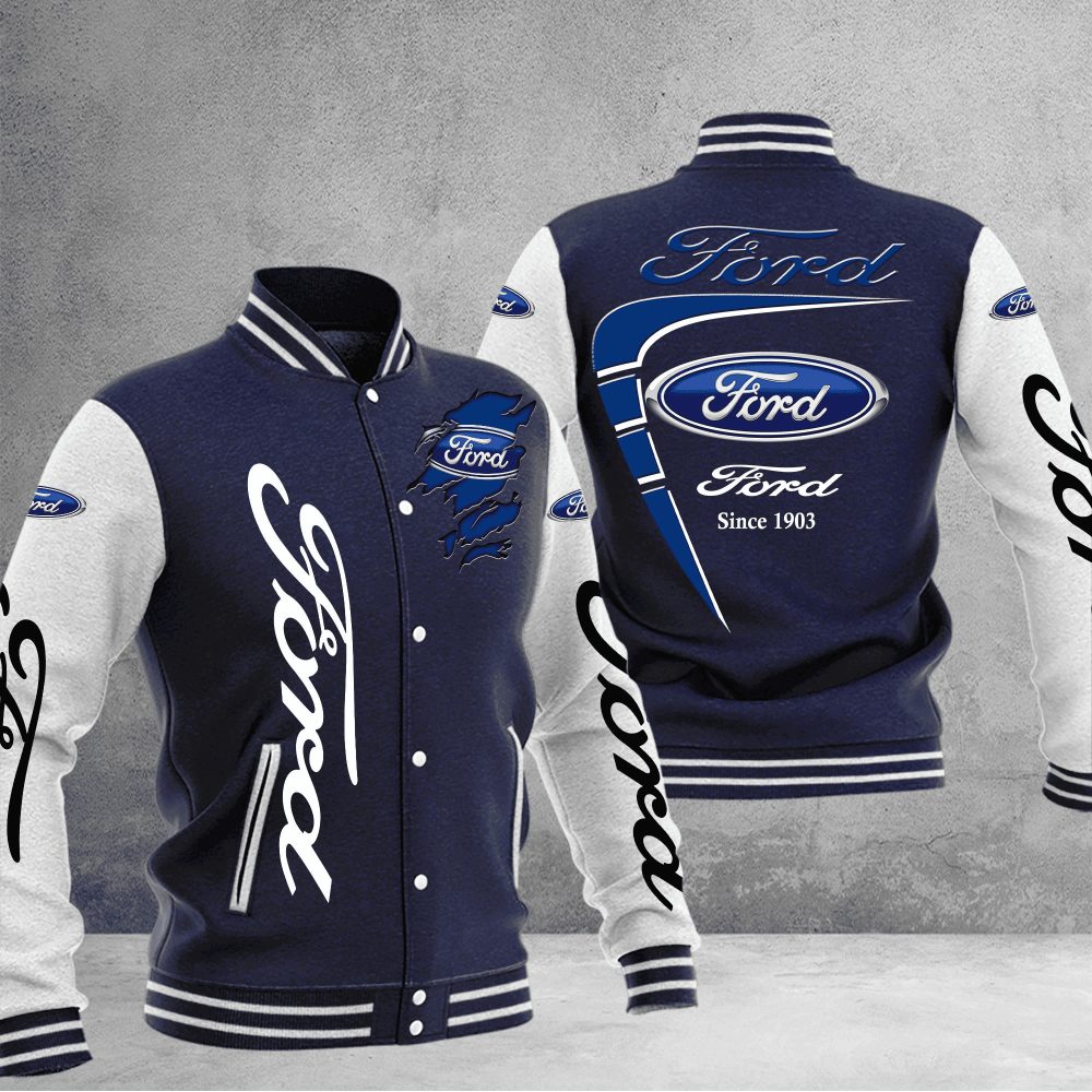 Ford Baseball Varsity Jacket Full Color