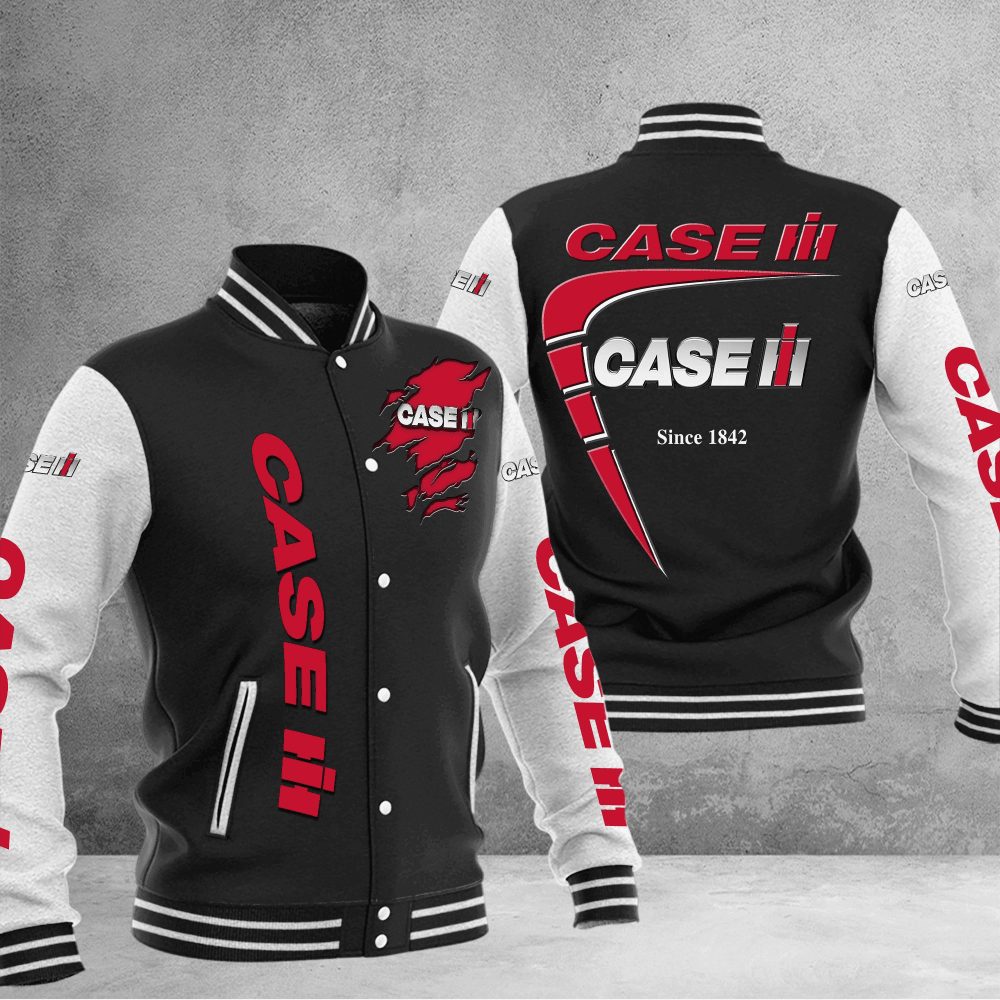 Case Ih Baseball Varsity Jacket Full Color