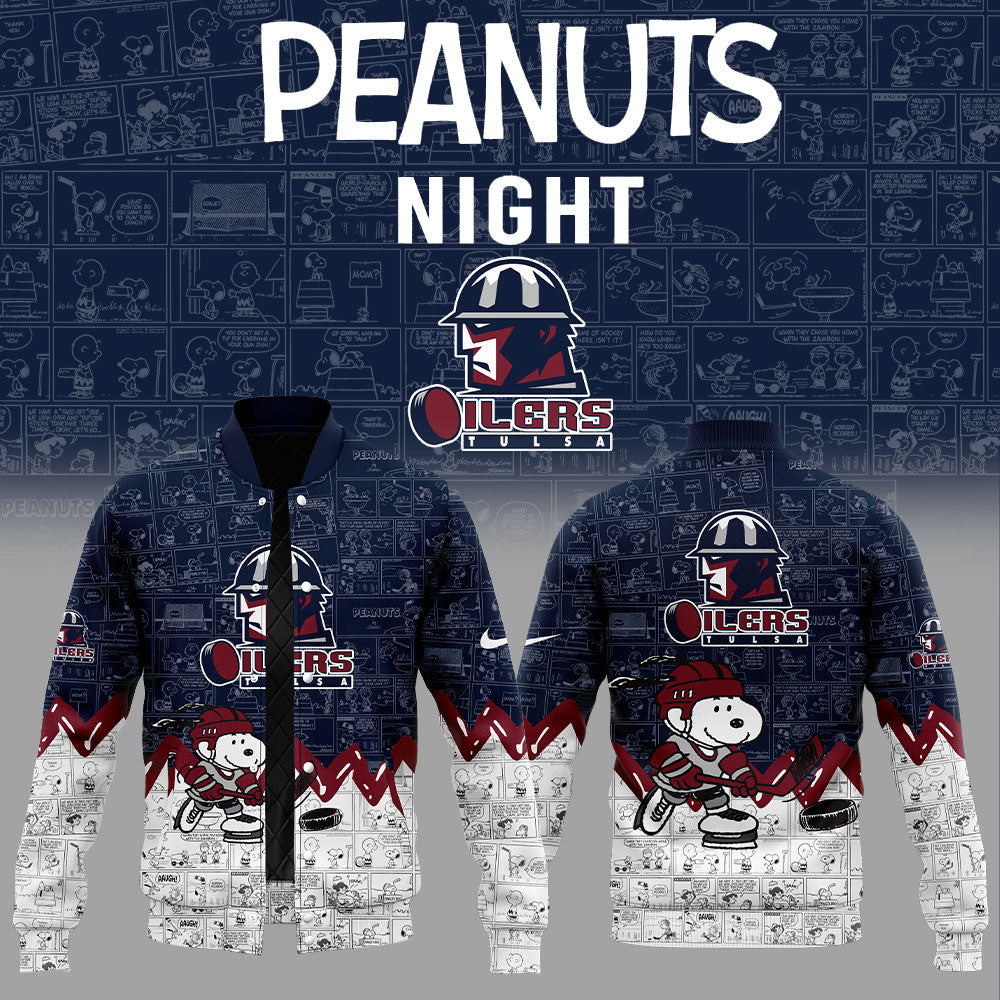 Tulsa Oilers 75Th Anniversary Of Peanuts Jacket