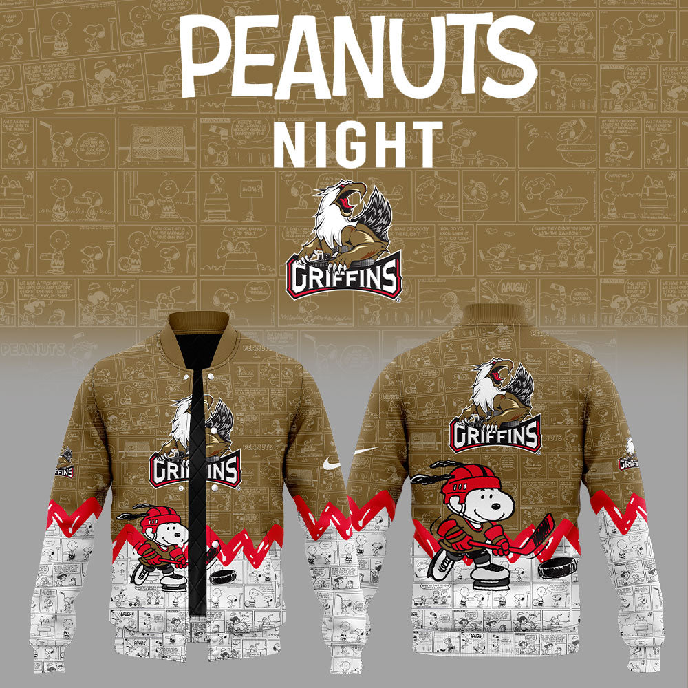 Grand Rapids Griffins 75Th Anniversary Of Peanuts Jacket