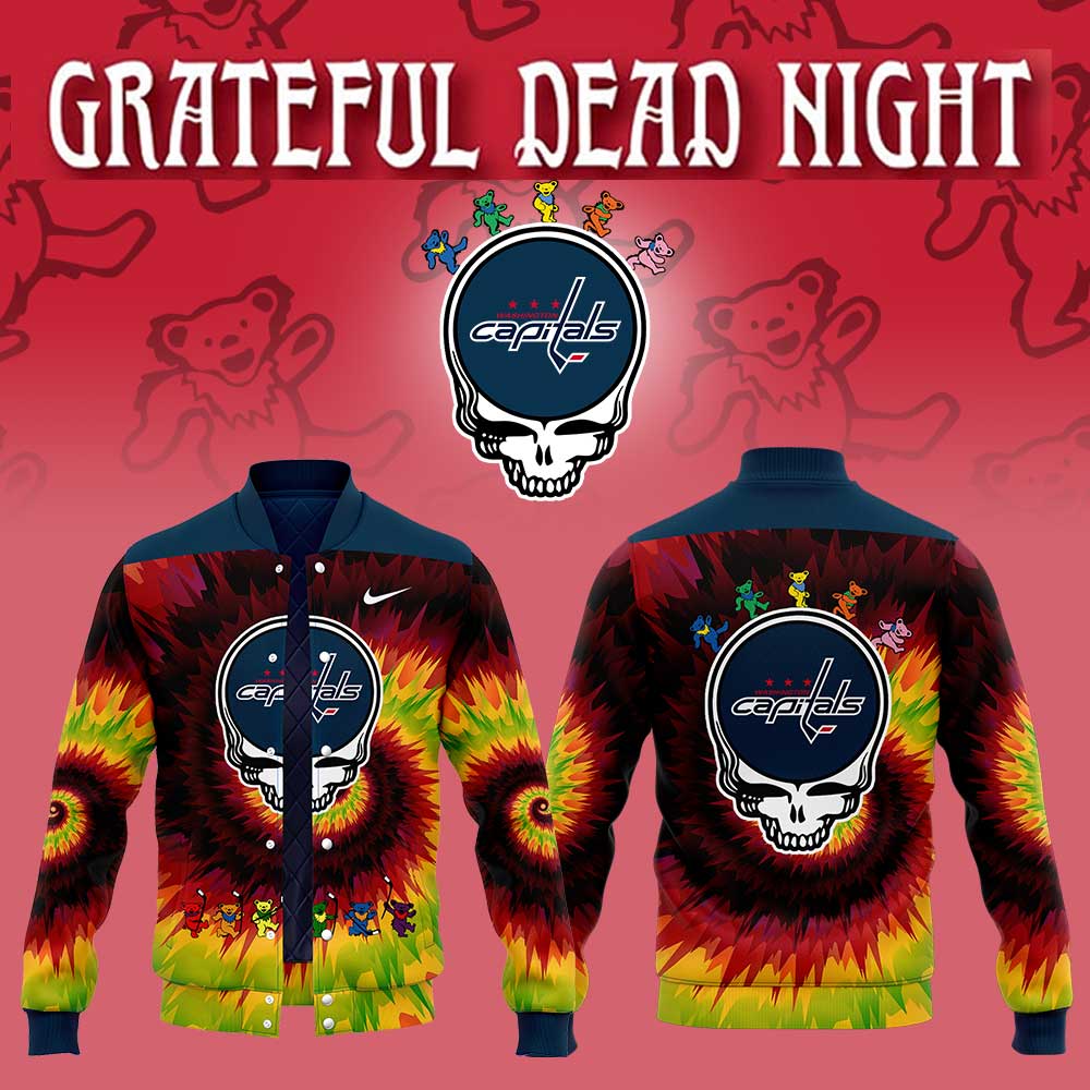 Washington Capitals Grateful Dead Night Jacket