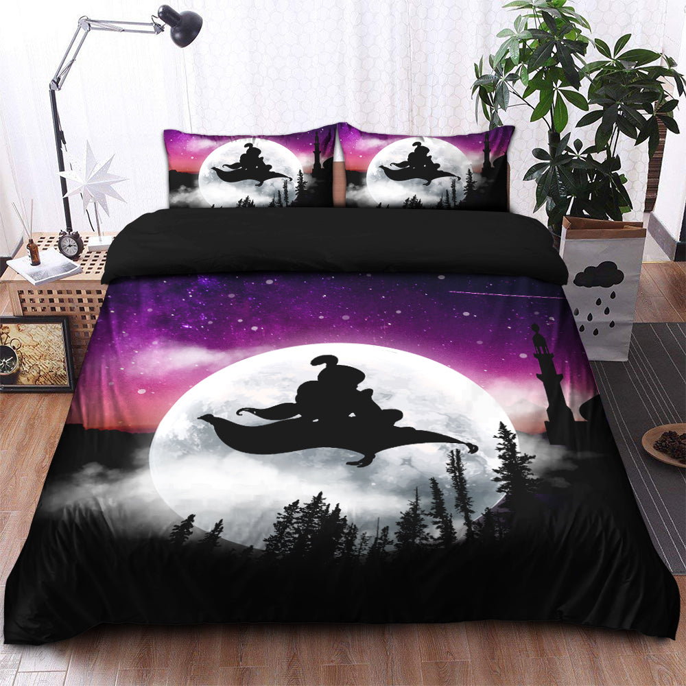 Aladin Moon Night Bedding Set Duvet Cover And 2 Pillowcases