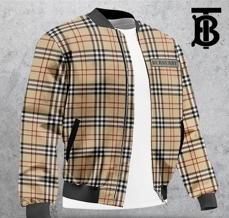 Limited Edition Burrberry Bomber Jacket Hot Trend Lux-Jk-00Bzwhzyly