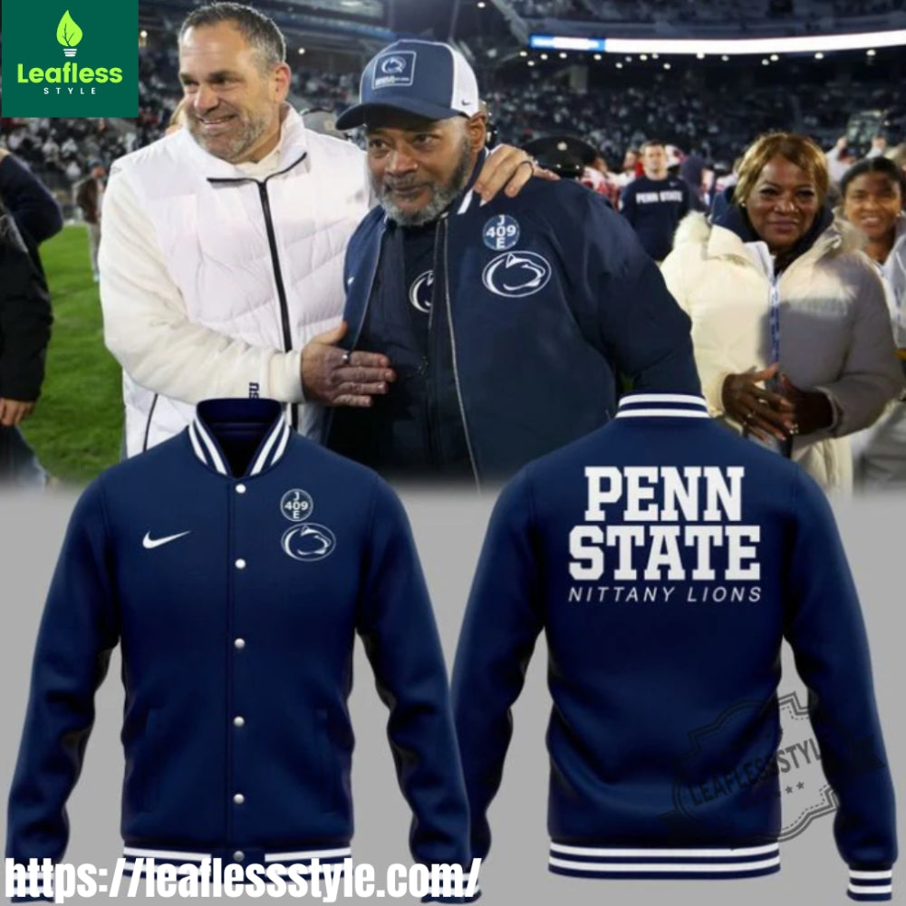 2025 Penn State 1959 Bad Boy Mowers Pinstripe Bowl Baseball Jacket