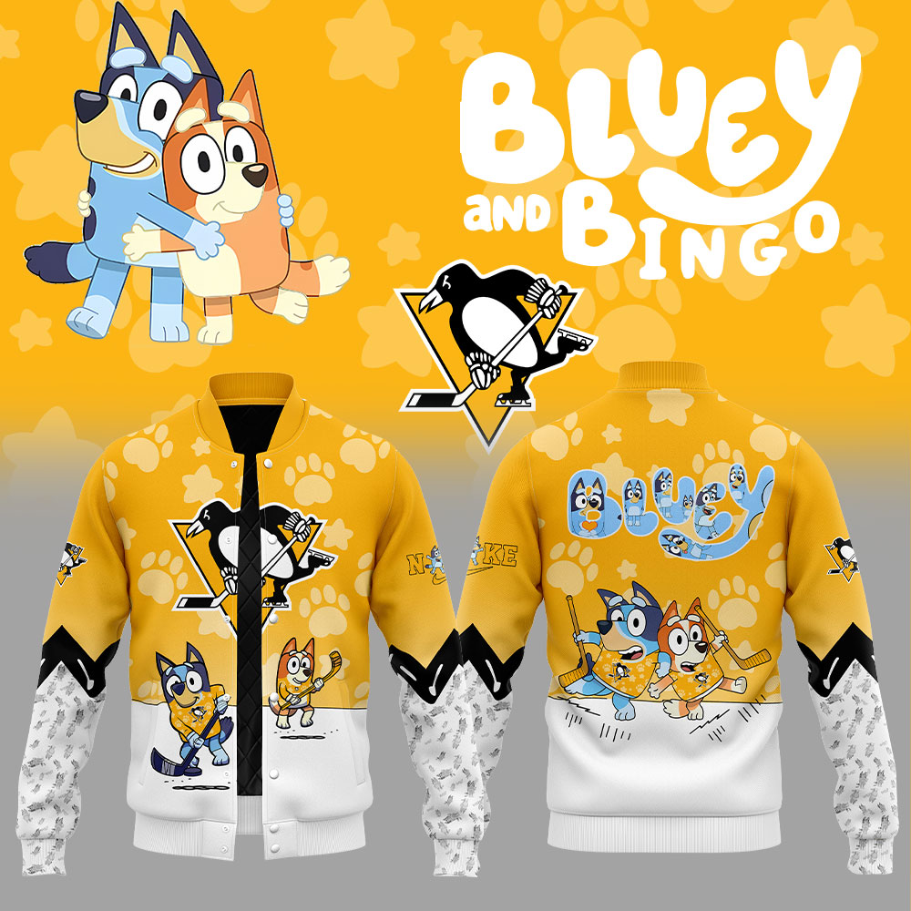 Pittsburgh Penguins Bluey And Bingo Jacket