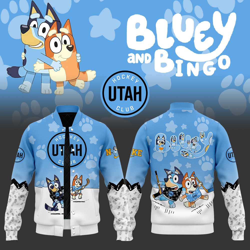 Utah Hockey Bluey And Bingo Jacket