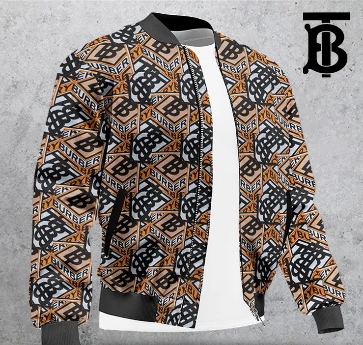 Limited Edition Burrberry Bomber Jacket Hot Trend Lux-Jk-00Duo1Qngq