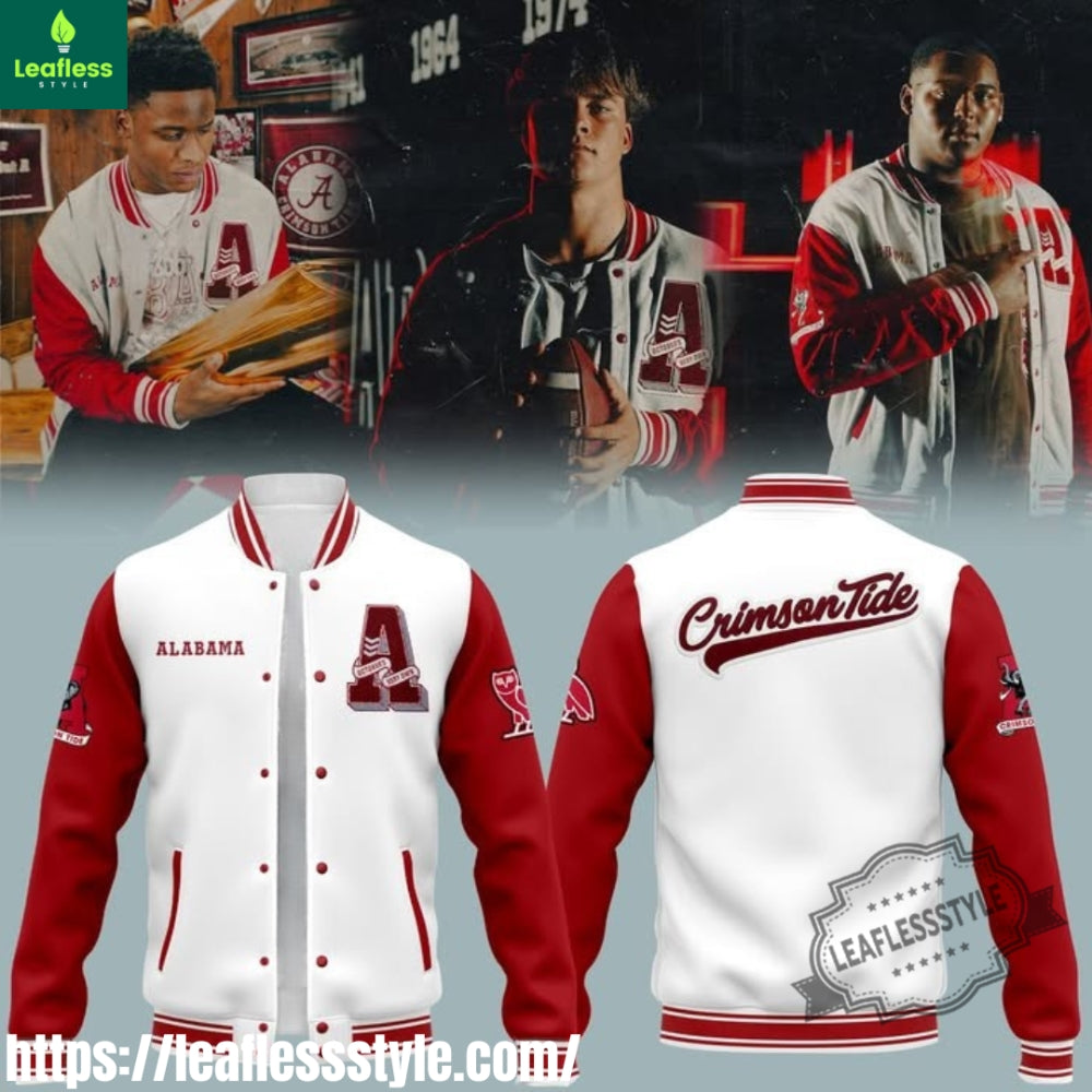 Alabama Football New 2025 Baseball Jacket