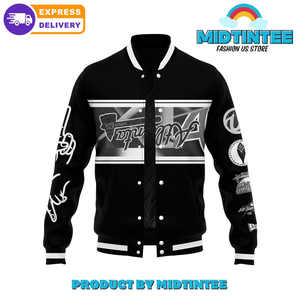 Stylish All-Star Black Varsity Jacket – Limited Edition, Fast Shipping! Perfect For Sports Fans