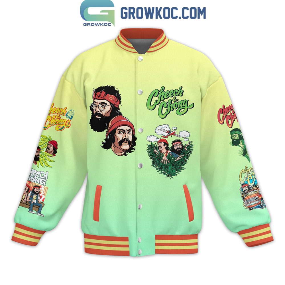 Vintage Cheech &amp; Chong Bomber Jacket - Retro Movie Art, Unisex, Cozy &amp; Stylish Outerwear