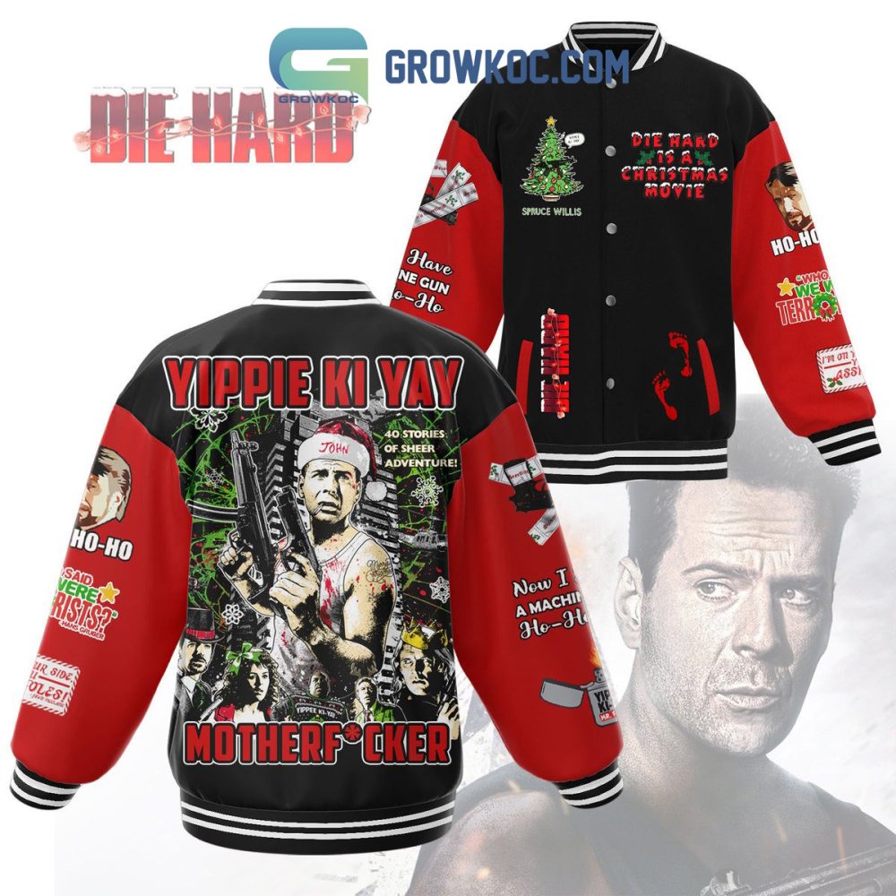 Die Hard Christmas Movie Jacket - Limited Edition Yippee Ki Yay Design