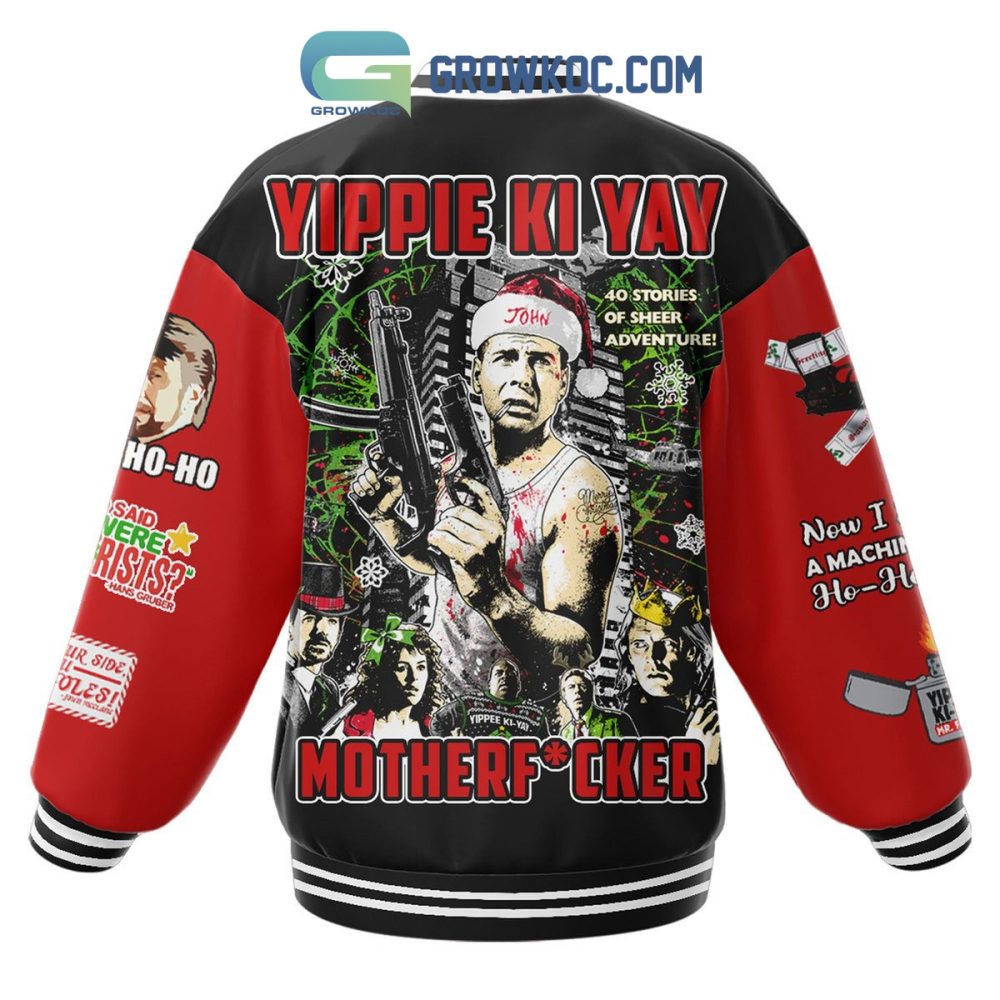 Die Hard Christmas Movie Jacket - Limited Edition Yippee Ki Yay Design