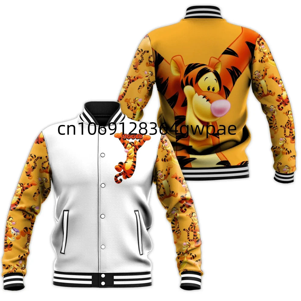 Disney Tigger Winnie The Pooh Baseball Jacket
