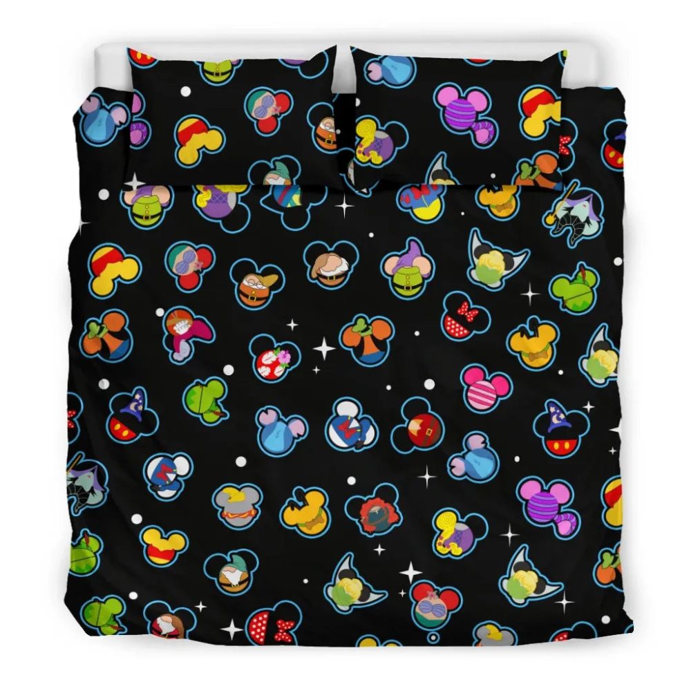 Colorful Cartoon Pattern Bedding Set – Cozy &amp; Fun Design For Kids And Adults – Soft, Durable, Easy Care – Twin/Full/Queen Sizes