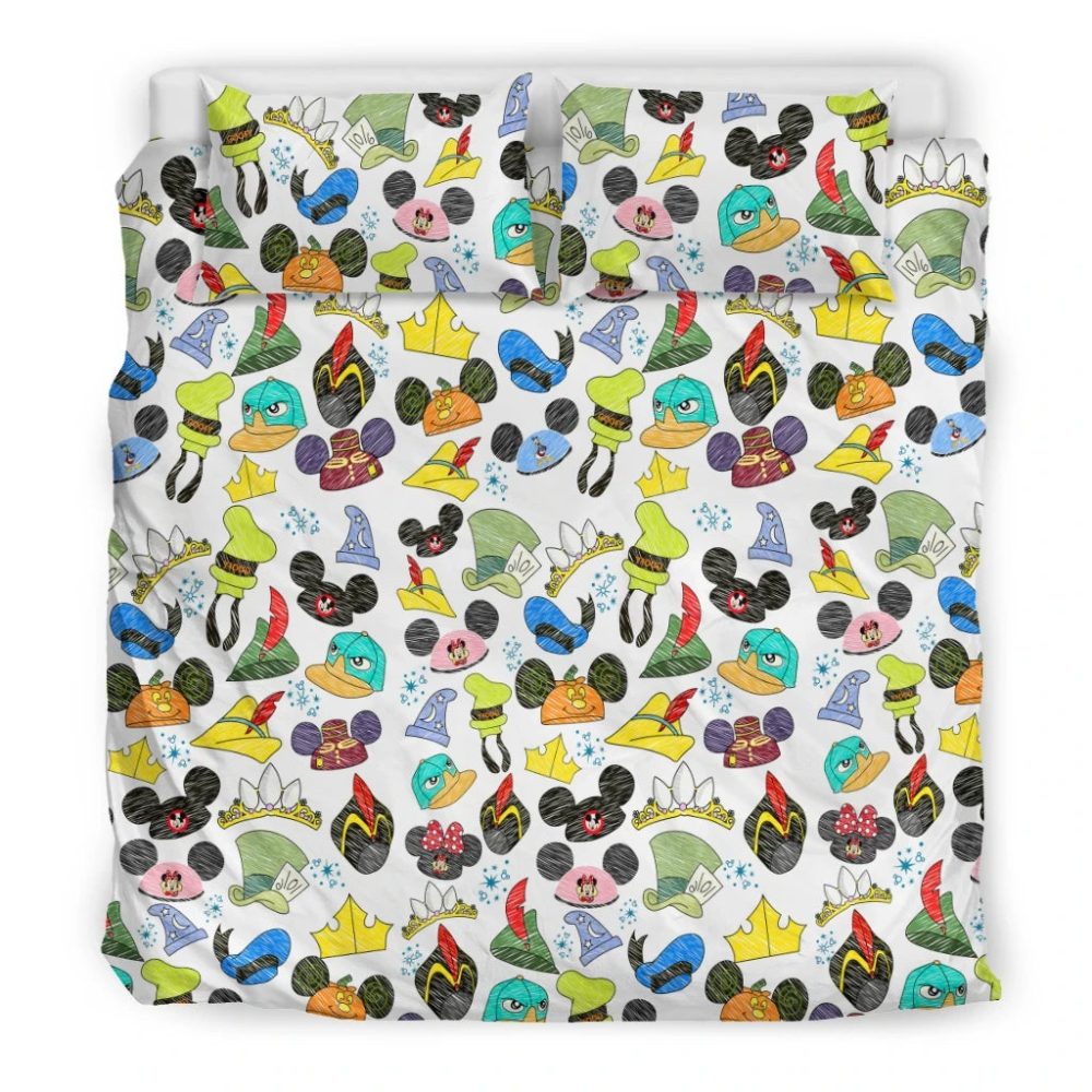 Colorful Cartoon Character Bedding Set - Fun &amp; Cozy Duvet Cover For Kids And Adults