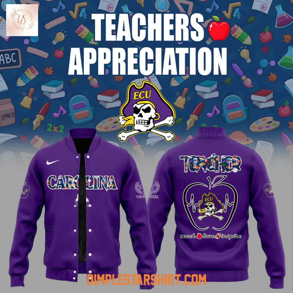 East Carolina Pirates Teachers Appreciation 2025 Baseball Jacket