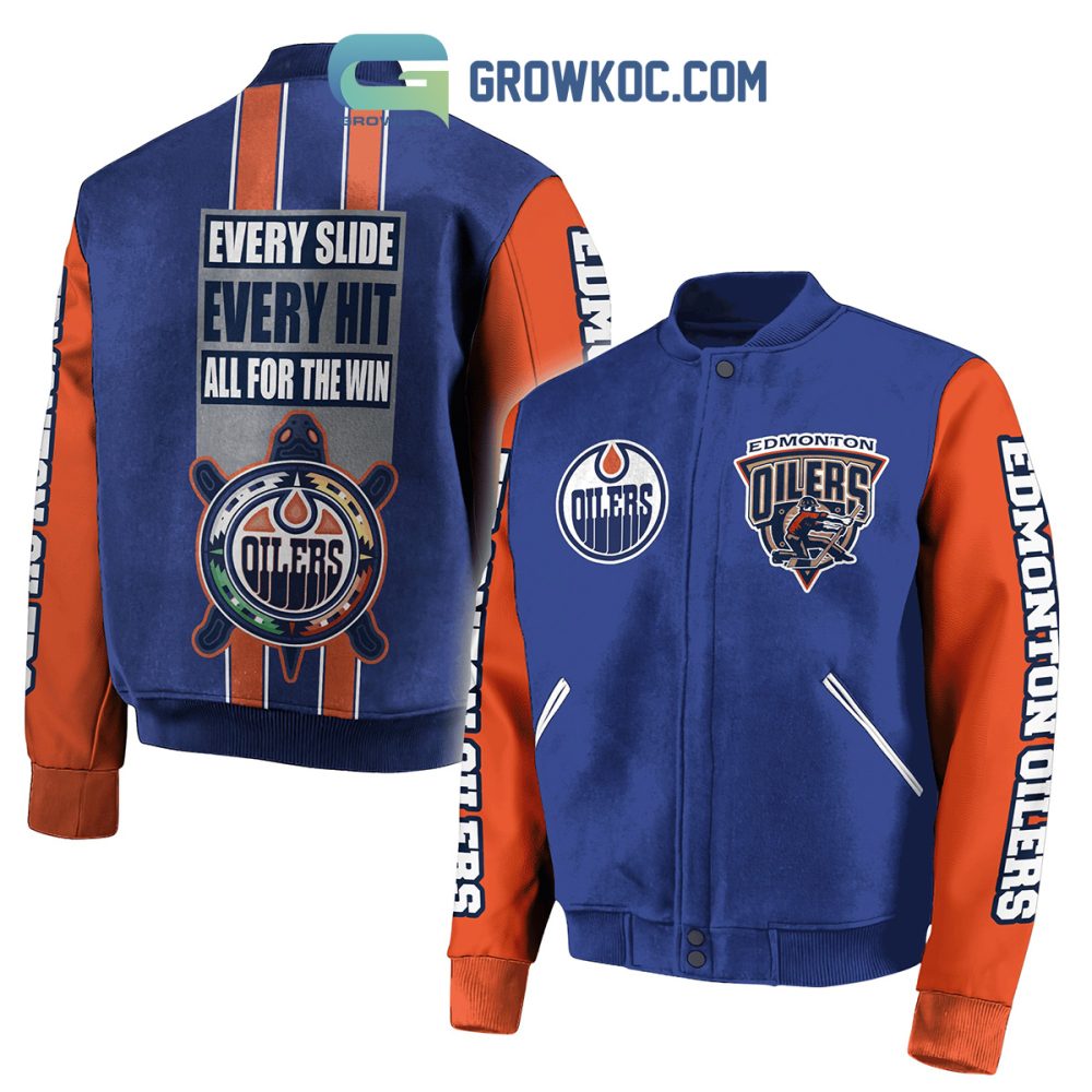 Edmonton Oilers Varsity Jacket - Bold Team Spirit, Premium Quality