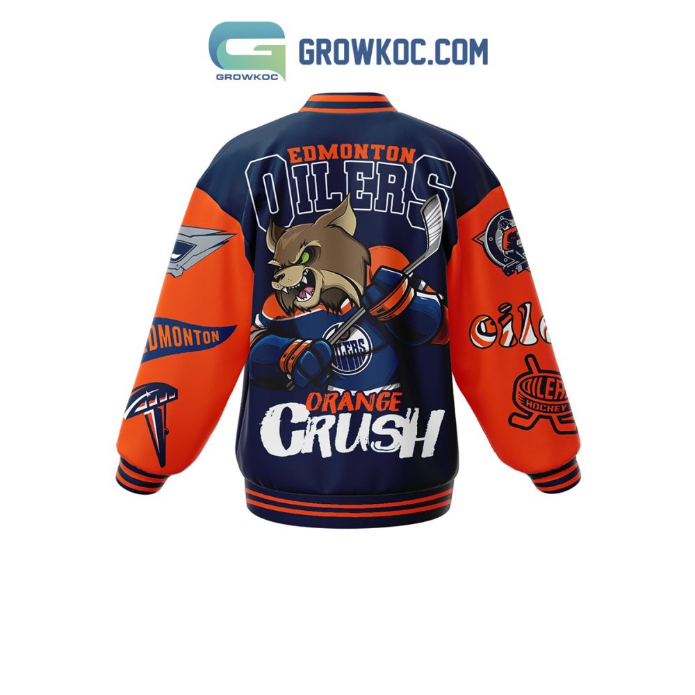 Edmonton Oilers Varsity Jacket - Bold Design, Perfect Gift For Hockey Fans!