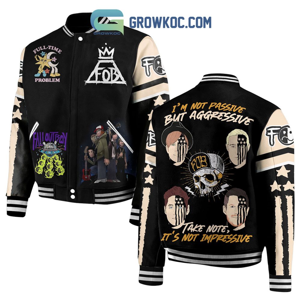 Edgy Graphic Varsity Jacket - Bold Statement Streetwear For Music Lovers