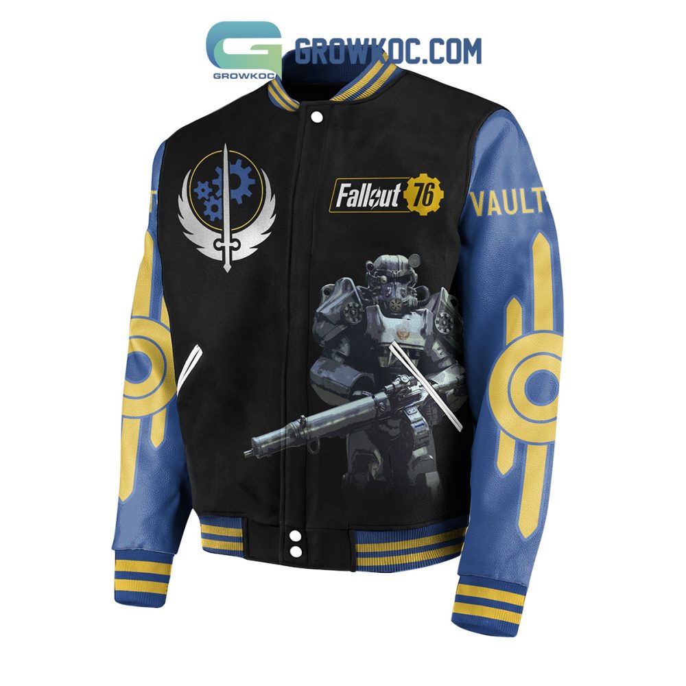 Limited Edition Fallout 76 Varsity Jacket - Vault-Tec Design, Premium Quality