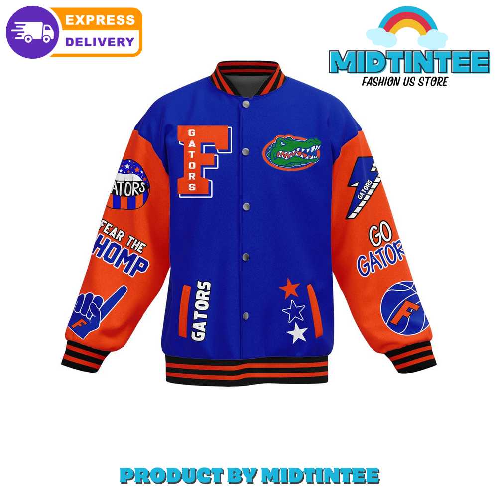 Florida Gators Varsity Jacket - Bold Graphic Design - Express Delivery Available!