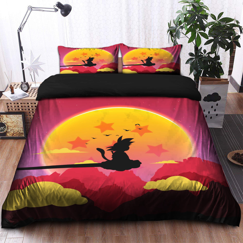 Goku Kid Cloud Bedding Set Duvet Cover And 2 Pillowcases