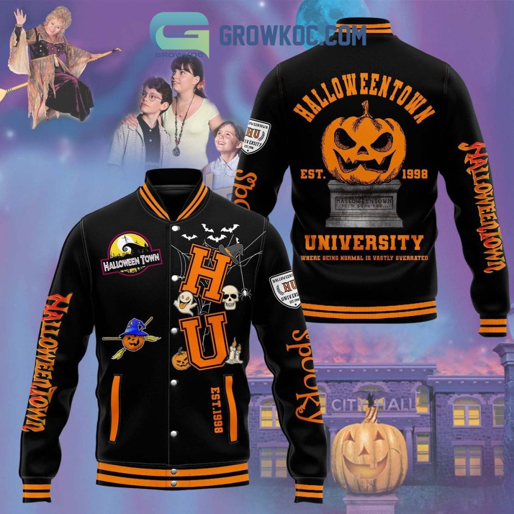 Halloweentown Varsity Jacket - Spooky Style For Halloween Fans , Limited Edition!