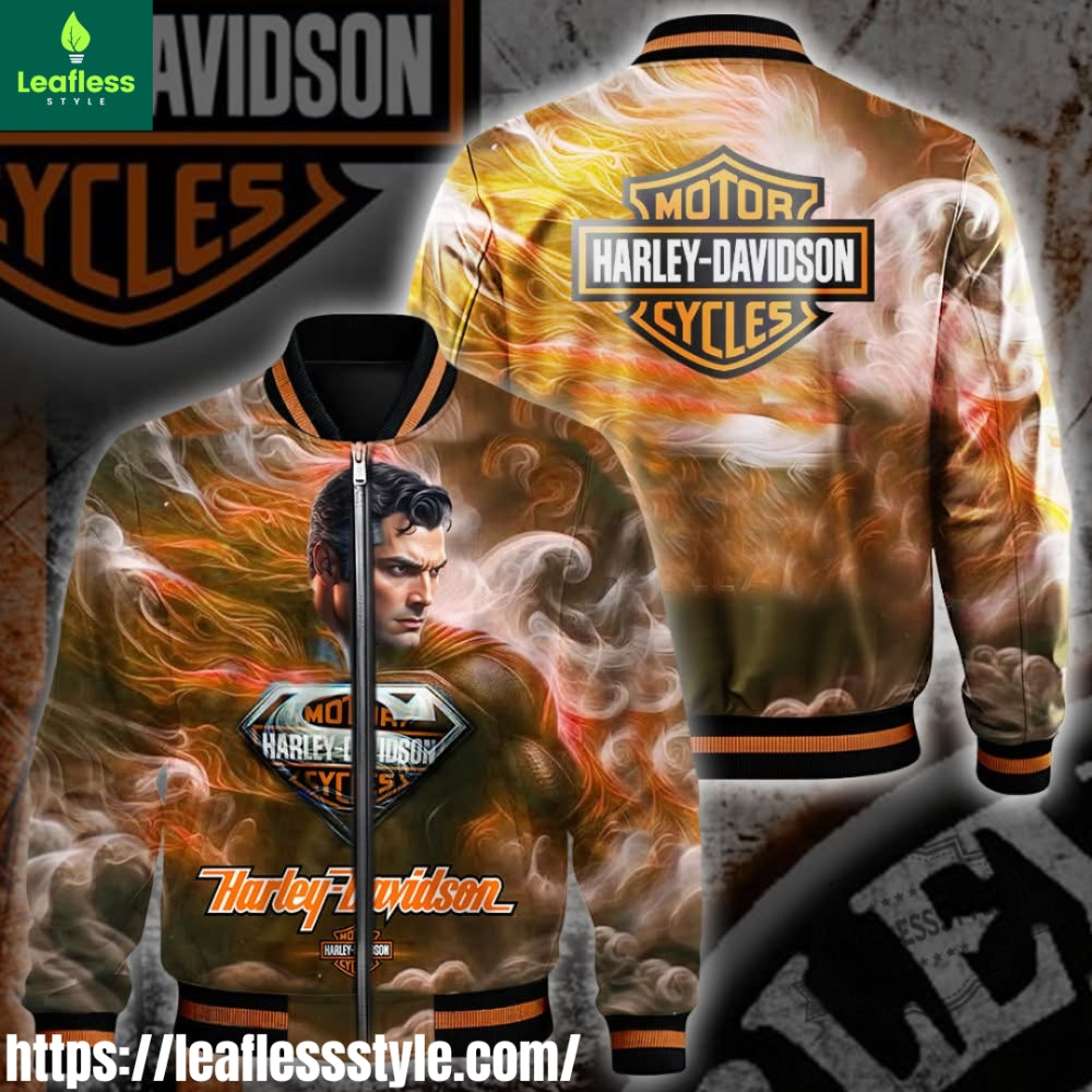 Harley Davidson Nylon Bomber Jacket