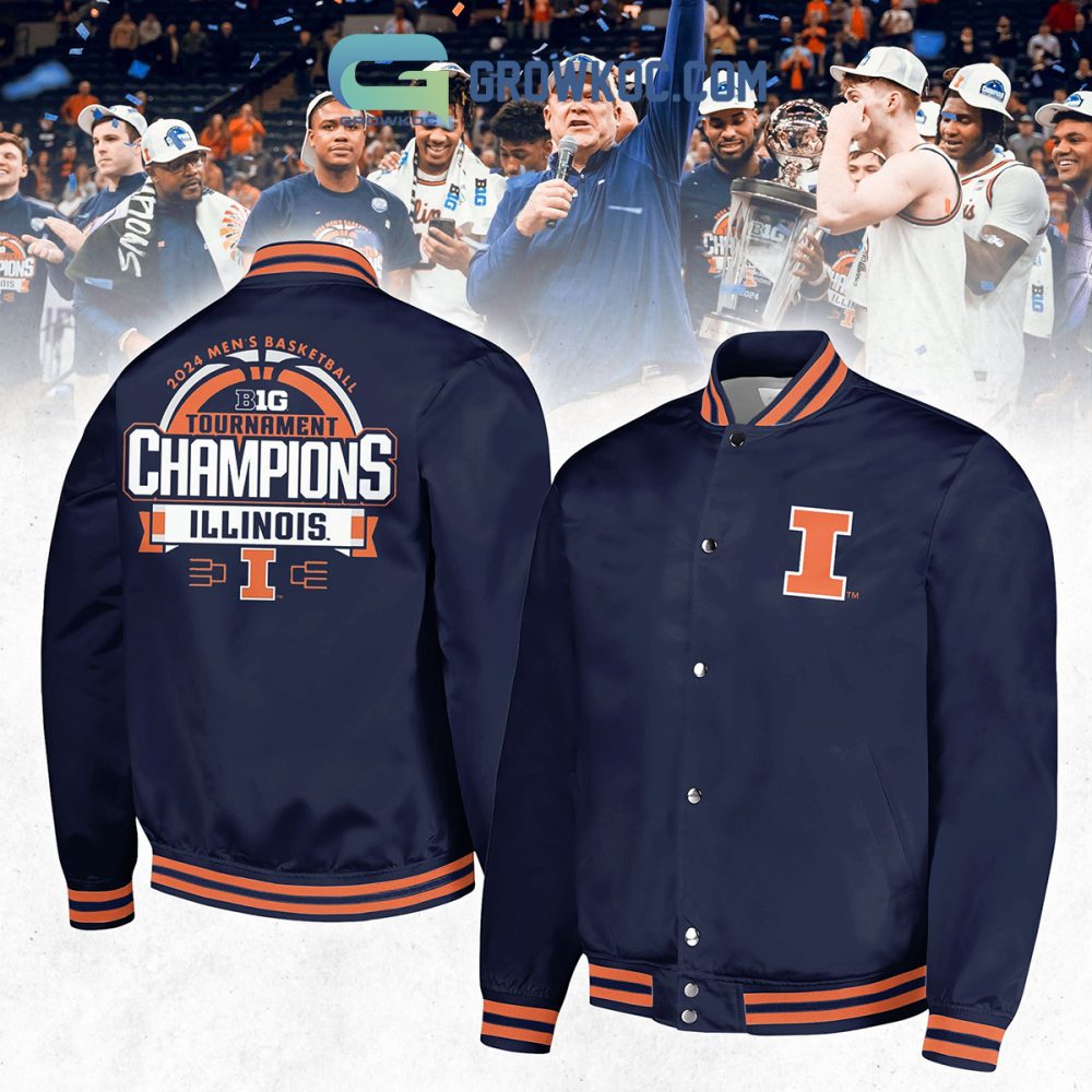 Illinois 2024 Champions Jacket – Celebrate Victory In Style! Limited Edition Bomber