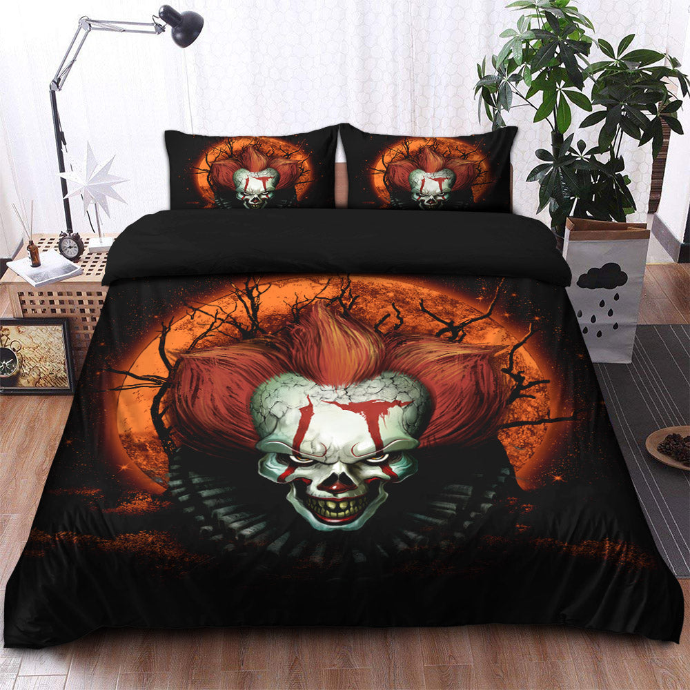 It Pennywise Moonlight Bedding Set Duvet Cover And 2 Pillowcases