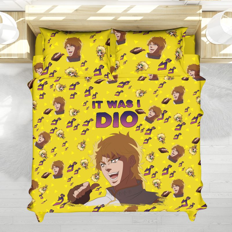 It Was I Dio Jojo'S Bizarre Adventure Bedding Set