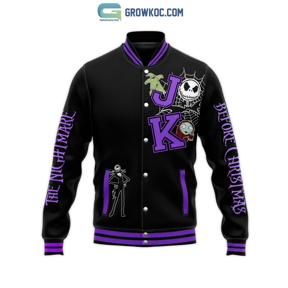 Nightmare Before Christmas Varsity Jacket – Iconic Jack Skellington Design