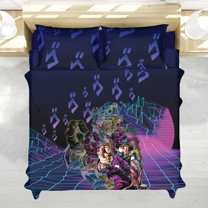 Kujo Jotaro Jojo'S Bizarre Adventure Bedding Set
