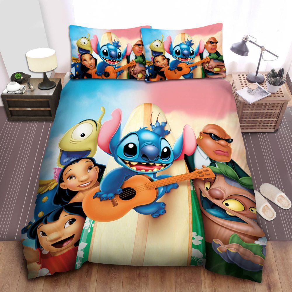 Cozy Cartoon Character Bedding Set - Vibrant Kids' Bedroom Decor, Soft &amp; Fun!