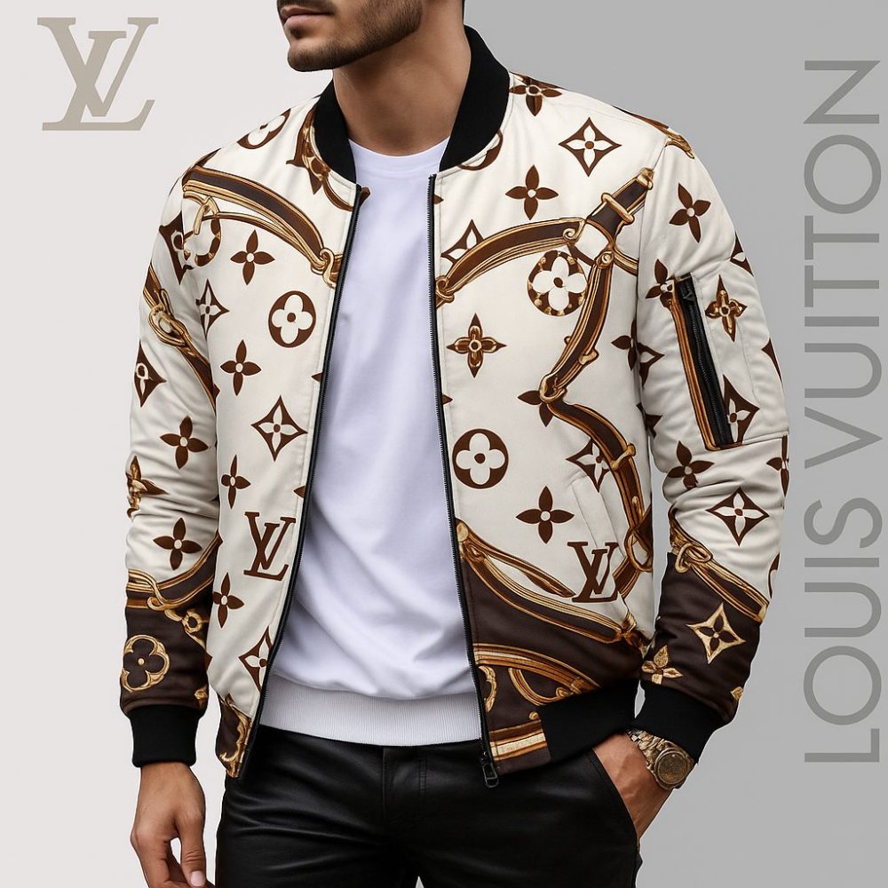 Limited Edition Louis Vuitton Bomber Jacket Unisex Lx-Jklv2025054