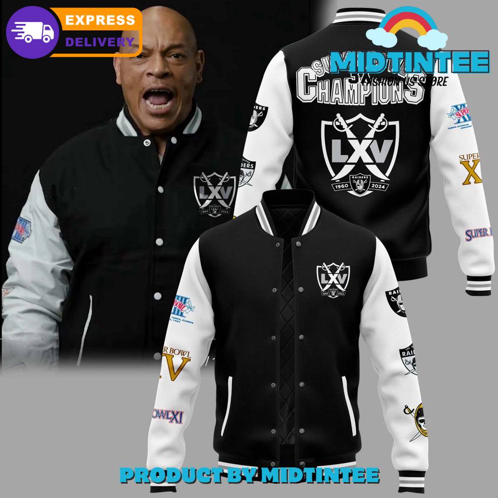 Raiders Super Bowl Champions Varsity Jacket - Limited Edition, Fast Shipping!