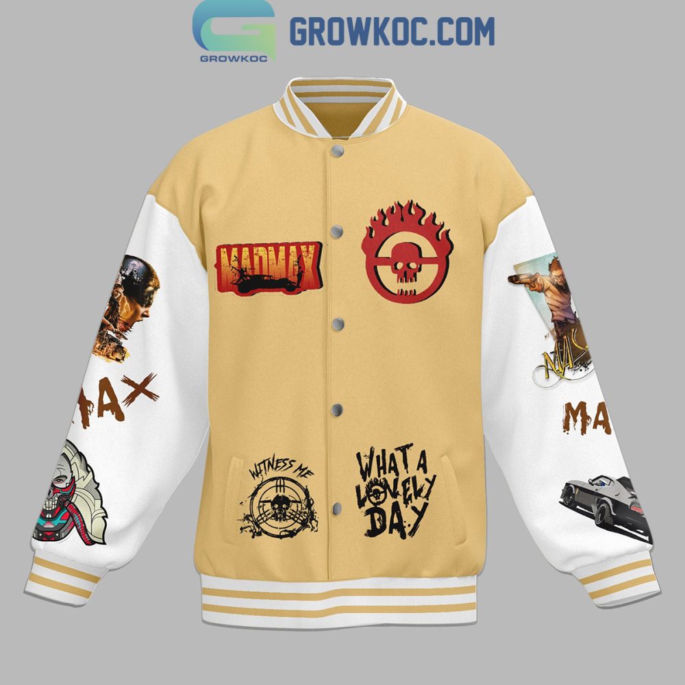 Mad Max Inspired Varsity Jacket – Iconic Design, Bold Style, Unisex Fashion