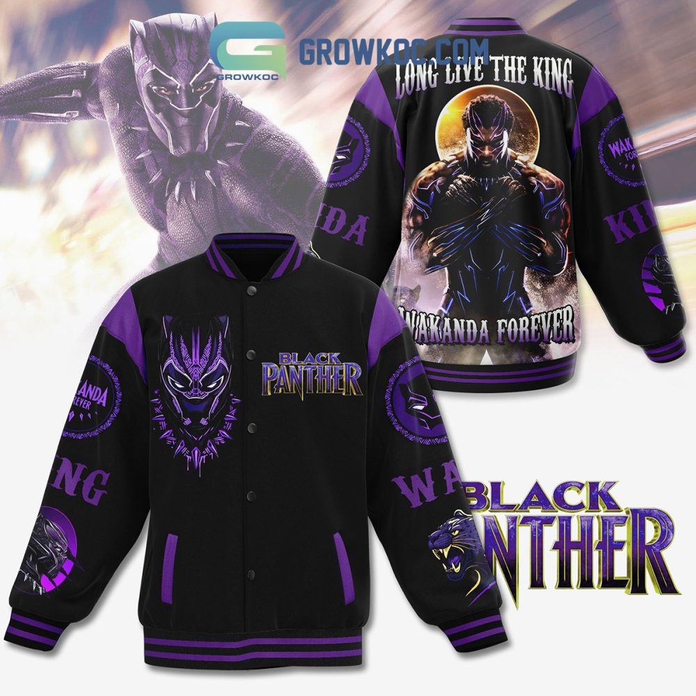 Black Panther Varsity Jacket - Wakanda Forever Tribute , Stylish &amp; Comfortable