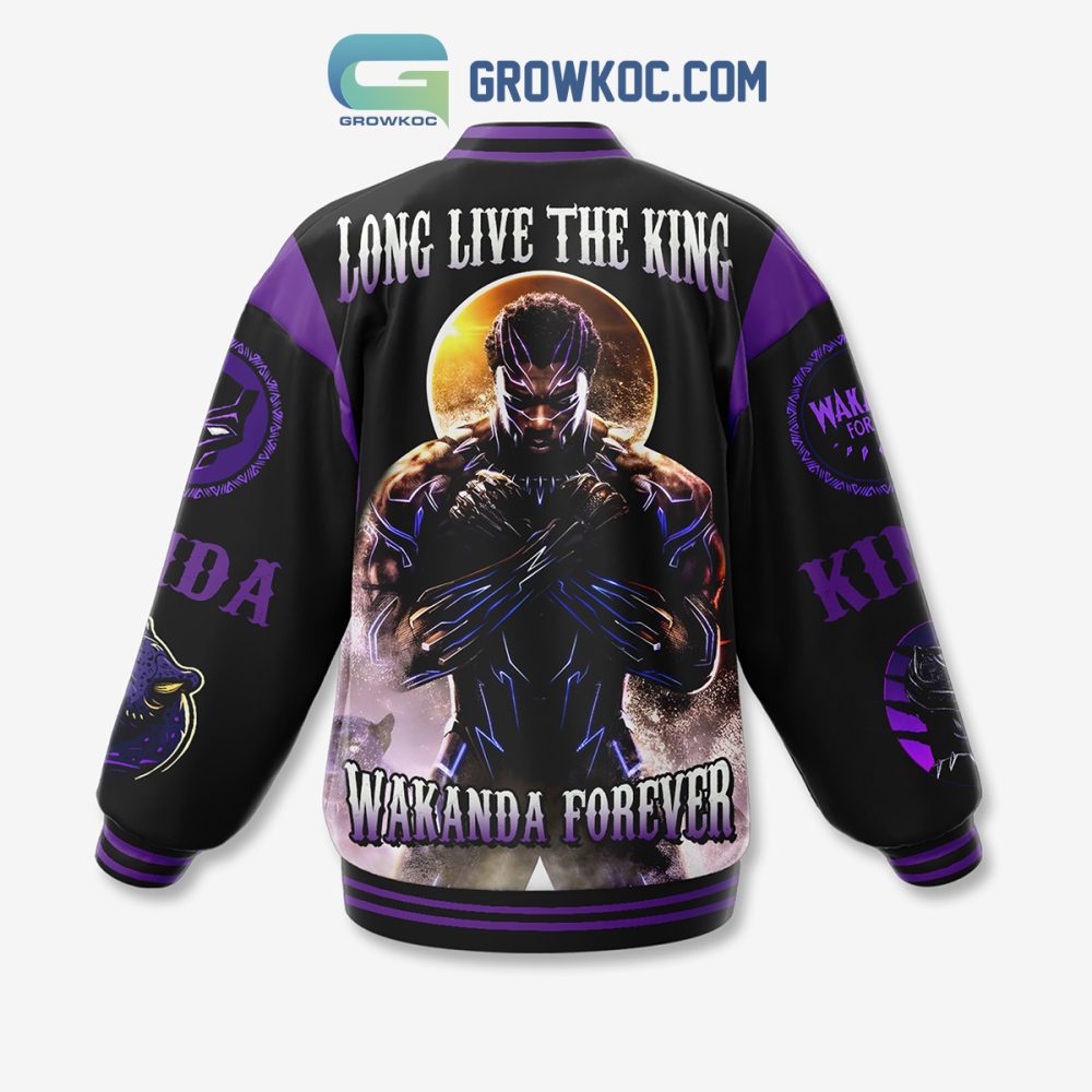 Black Panther Varsity Jacket - Wakanda Forever Tribute , Stylish &amp; Comfortable